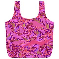 Bright Pink Confetti Storm Reusable Bag (xl) by KirstenStar