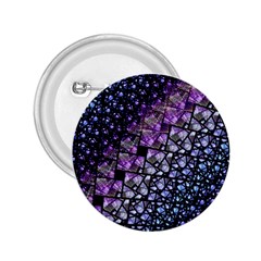 Dusk Blue And Purple Fractal 2 25  Button by KirstenStar