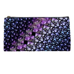 Dusk Blue And Purple Fractal Pencil Case