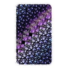 Dusk Blue And Purple Fractal Memory Card Reader (rectangular) by KirstenStar