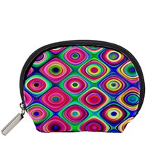 Psychedelic Checker Board Accessory Pouch (small)