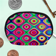 Psychedelic Checker Board Accessory Pouch (medium)