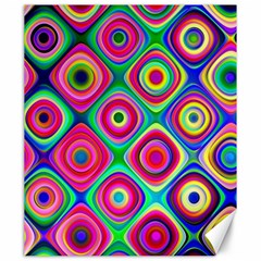 Psychedelic Checker Board Canvas 20  X 24  (unframed)