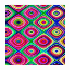 Psychedelic Checker Board Glasses Cloth (medium)