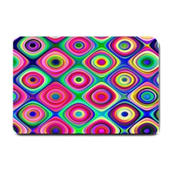 Psychedelic Checker Board Small Door Mat