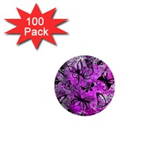 Butterfly Graffiti 1  Mini Button (100 Pack) by ArtistRoseanneJones