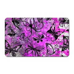 Butterfly Graffiti Magnet (rectangular)