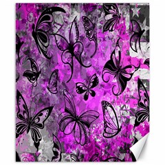 Butterfly Graffiti Canvas 8  X 10  (unframed) by ArtistRoseanneJones