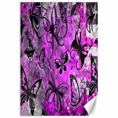 Butterfly Graffiti Canvas 12  X 18  (unframed)