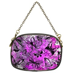 Butterfly Graffiti Chain Purse (two Sided)  by ArtistRoseanneJones