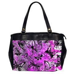 Butterfly Graffiti Oversize Office Handbag (two Sides) by ArtistRoseanneJones