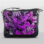 Butterfly Graffiti Messenger Bag Front