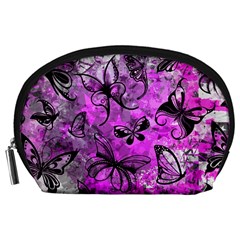 Butterfly Graffiti Accessory Pouch (large) by ArtistRoseanneJones