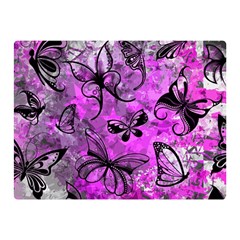 Butterfly Graffiti Double Sided Flano Blanket (mini) by ArtistRoseanneJones