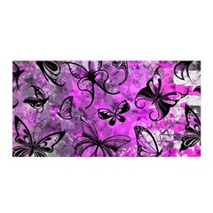 Butterfly Graffiti Satin Wrap