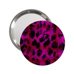 Pink Leopard Handbag Mirror (2.25 ) Front