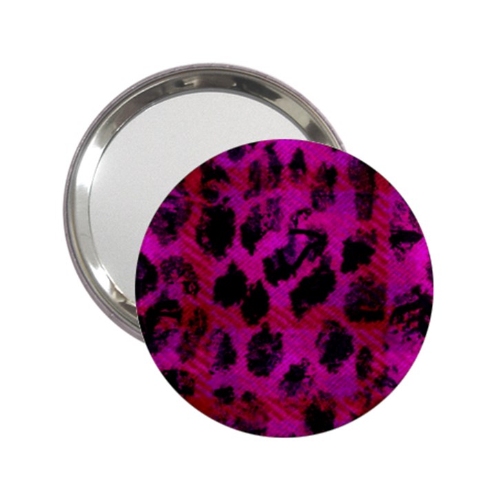 Pink Leopard Handbag Mirror (2.25 )