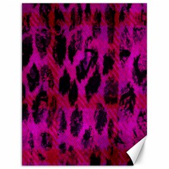 Pink Leopard Canvas 12  X 16  (unframed)