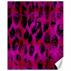 Pink Leopard Canvas 16  X 20  (unframed)