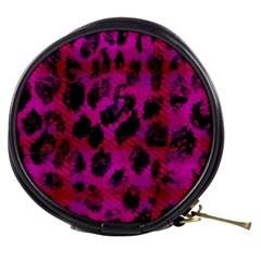 Pink Leopard Mini Makeup Case by ArtistRoseanneJones