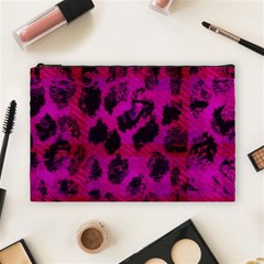 Pink Leopard Cosmetic Bag (large)