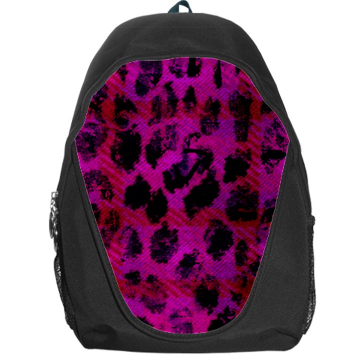 Pink Leopard Backpack Bag