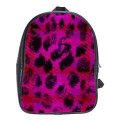 Pink Leopard School Bag (xl)