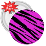 Pink Tiger 3  Button (100 pack) Front