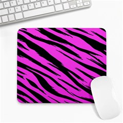 Pink Tiger Large Mouse Pad (rectangle)