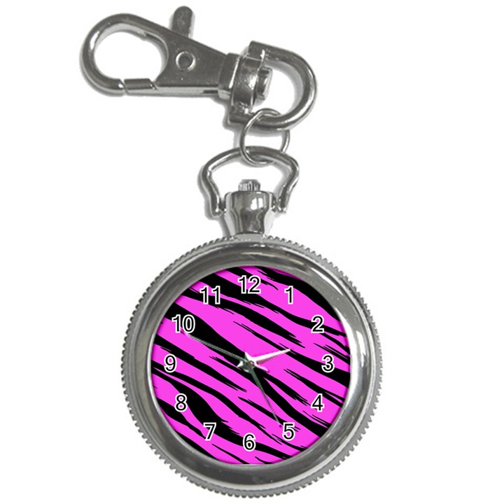 Pink Tiger Key Chain Watch