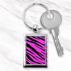 Pink Tiger Key Chain (rectangle)