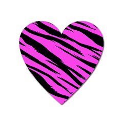 Pink Tiger Magnet (heart)