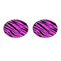 Pink Tiger Cufflinks (oval)