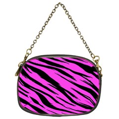 Pink Tiger Chain Purse (one Side)