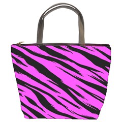 Pink Tiger Bucket Handbag