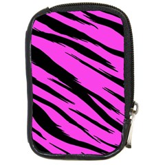 Pink Tiger Compact Camera Leather Case