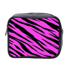 Pink Tiger Mini Travel Toiletry Bag (two Sides)