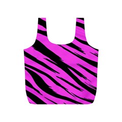 Pink Tiger Reusable Bag (s) by ArtistRoseanneJones