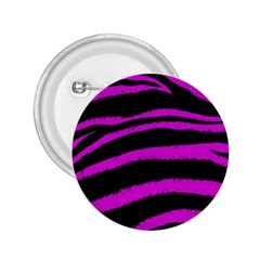 Pink Zebra 2 25  Button by ArtistRoseanneJones