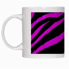 Pink Zebra White Coffee Mug