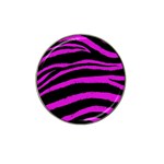 Pink Zebra Golf Ball Marker 4 Pack (for Hat Clip) Front