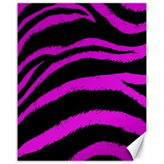 Pink Zebra Canvas 16  X 20  (unframed)