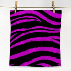 Pink Zebra Face Towel