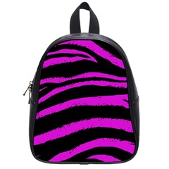 Pink Zebra School Bag (small)