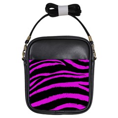 Pink Zebra Girl s Sling Bag