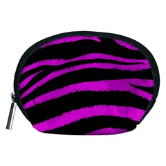 Pink Zebra Accessory Pouch (medium)