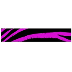 Pink Zebra Flano Scarf (large)