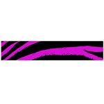 Pink Zebra Flano Scarf (Large) Back