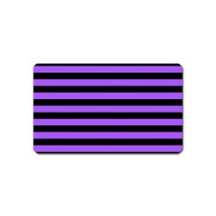 Purple Stripes Magnet (name Card)