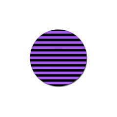 Purple Stripes Golf Ball Marker